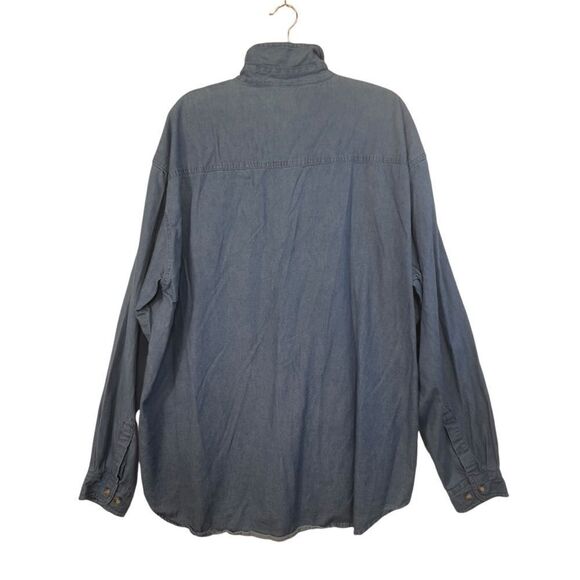 PAUL McCARTNEY US 2005 TOUR DENIM button up SHIRT COTTON HERITAGE xxl - Picture 14 of 14